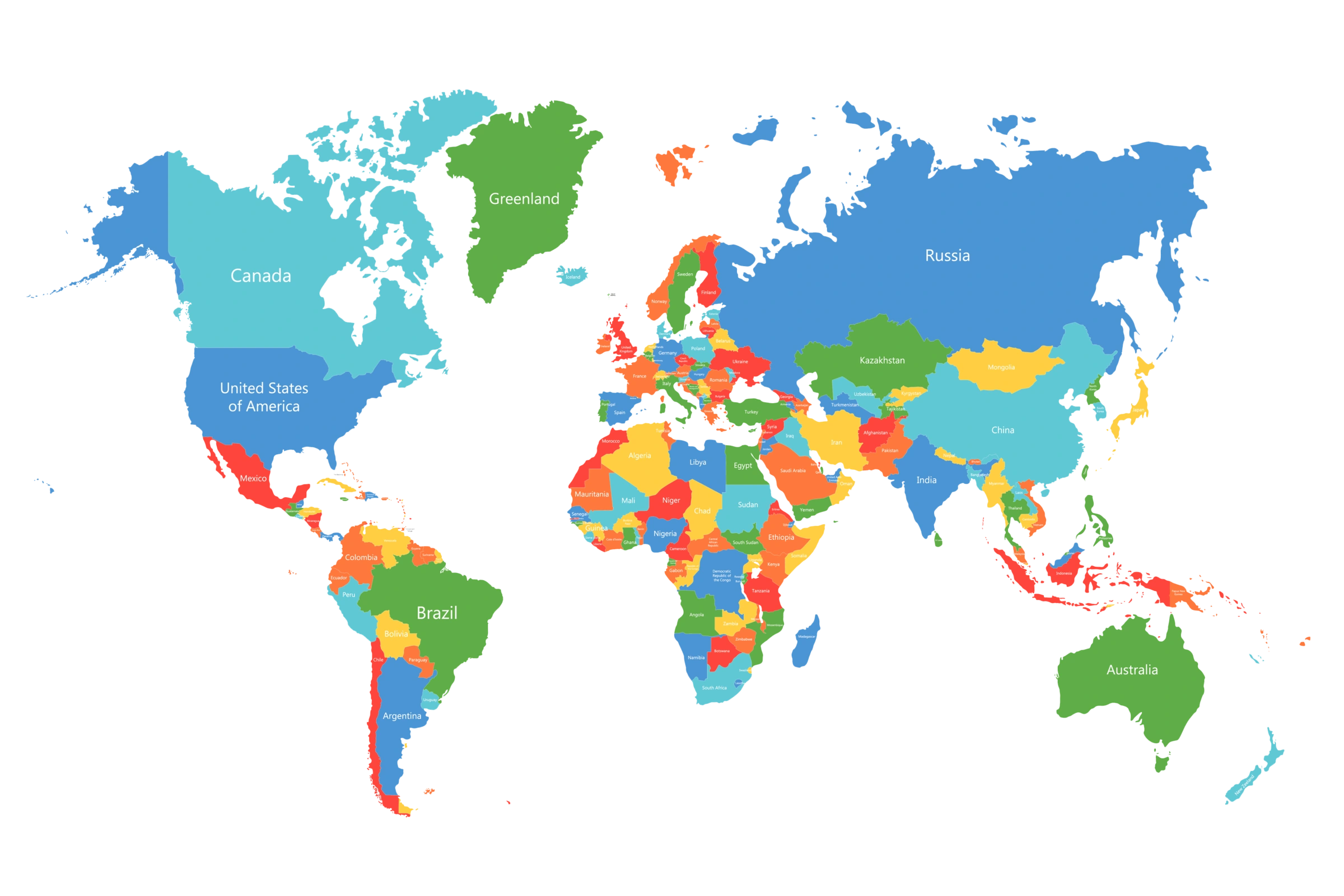 World Map - Global Presence
